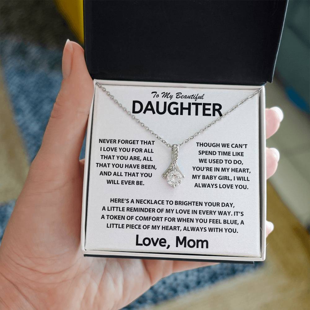 To My Dearest Daughter - Love, Mom - Love Knot Gift Set - TJ099