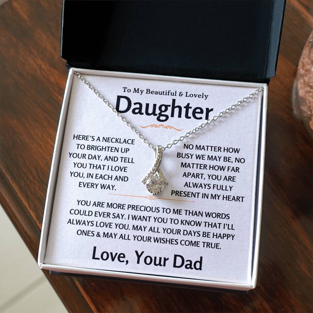 To My Beautiful & Lovely Daughter - Alluring Love Gift Set - TJ110P