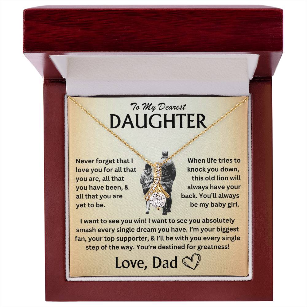 To My Dearest Daughter - Love, Dad -Beautiful Gift Set - TJ086