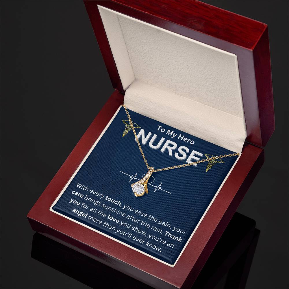 To My Hero Nurse - Alluring Beauty Necklace - TJ048