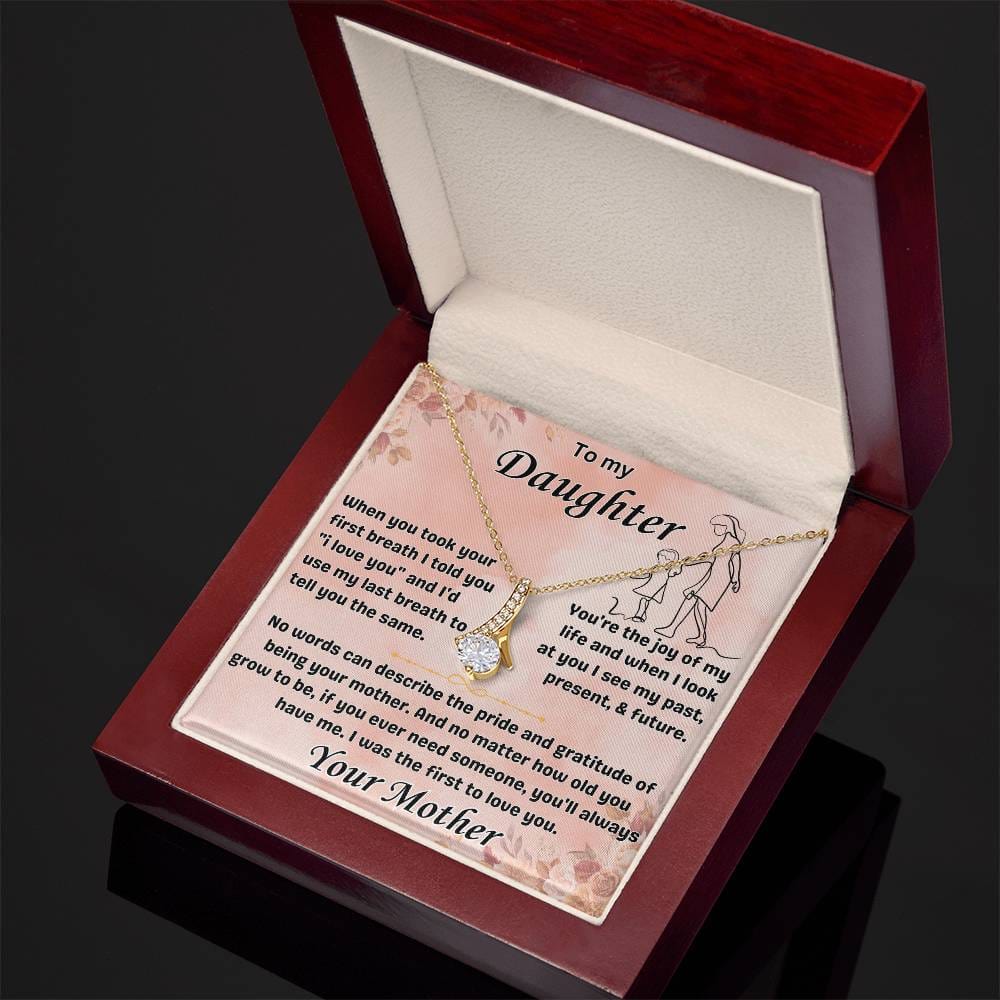 To My Daughter - Alluring Beauty Necklace Gift Set - TJ017