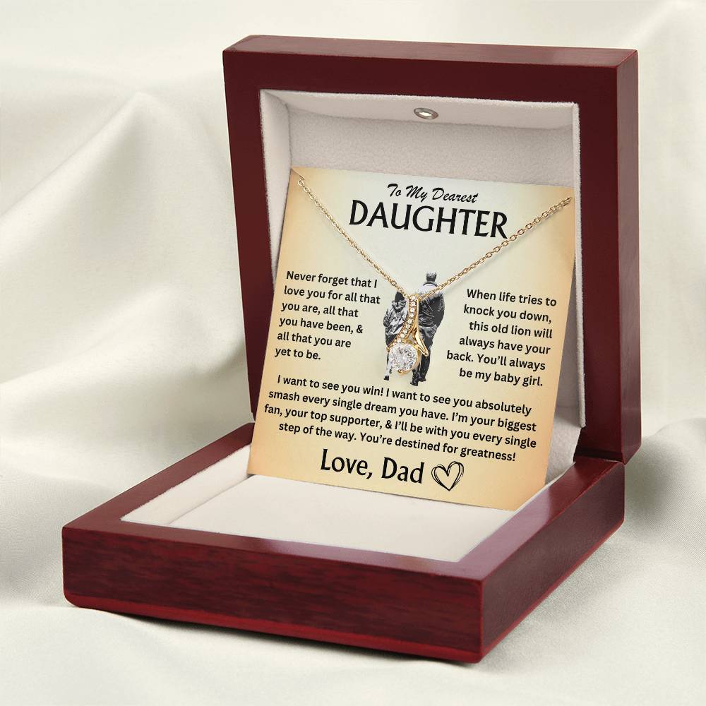 To My Dearest Daughter - Love, Dad -Beautiful Gift Set - TJ086