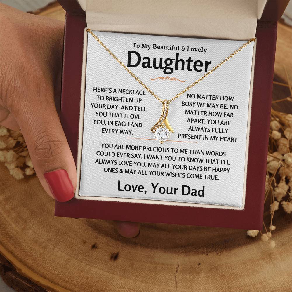 To My Beautiful & Lovely Daughter - Alluring Love Gift Set - TJ110P