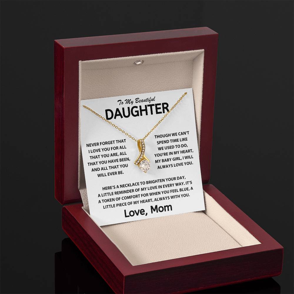 To My Dearest Daughter - Love, Mom - Love Knot Gift Set - TJ099