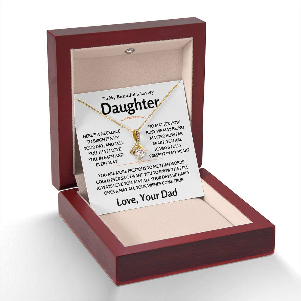 To My Beautiful & Lovely Daughter - Alluring Love Gift Set - TJ110P