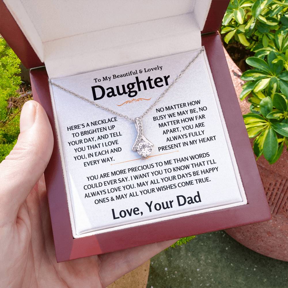 To My Beautiful & Lovely Daughter - Alluring Love Gift Set - TJ110P