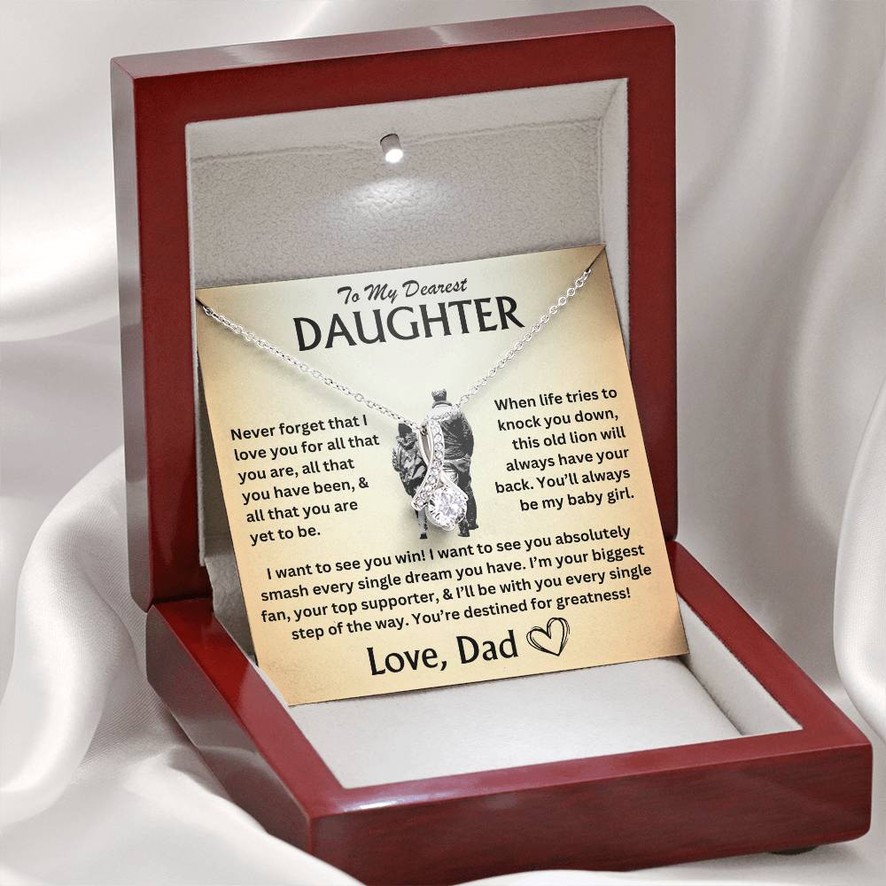 To My Dearest Daughter - Love, Dad -Beautiful Gift Set - TJ086