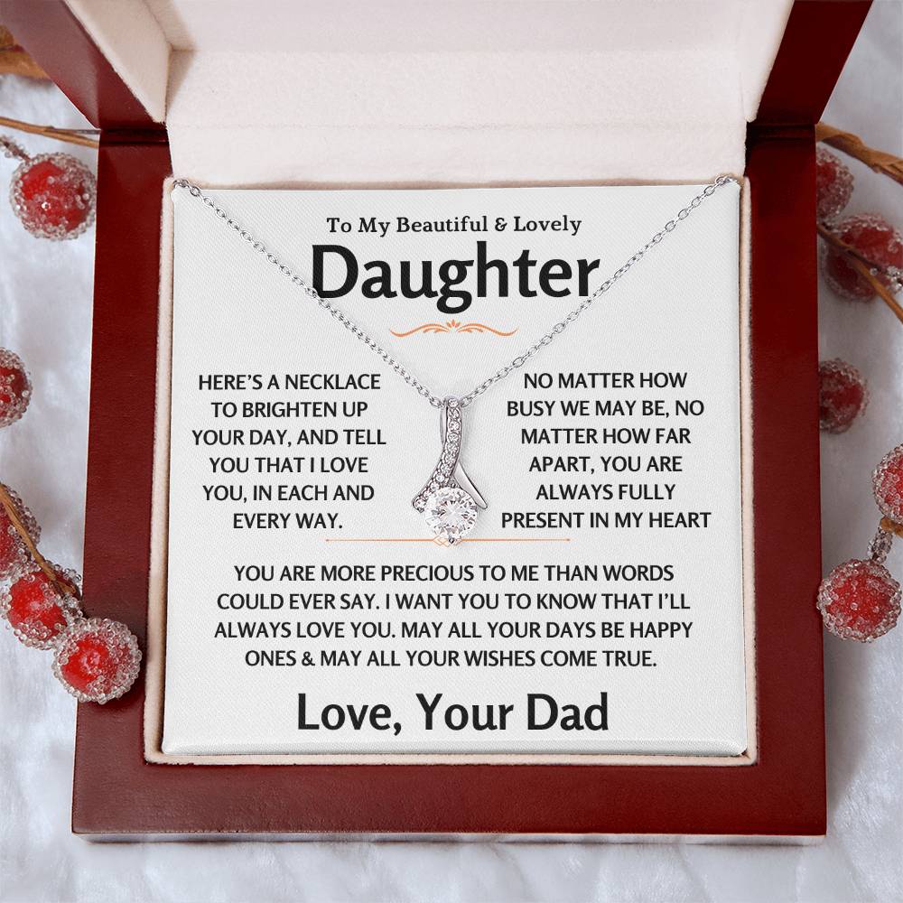 To My Beautiful & Lovely Daughter - Alluring Love Gift Set - TJ110P