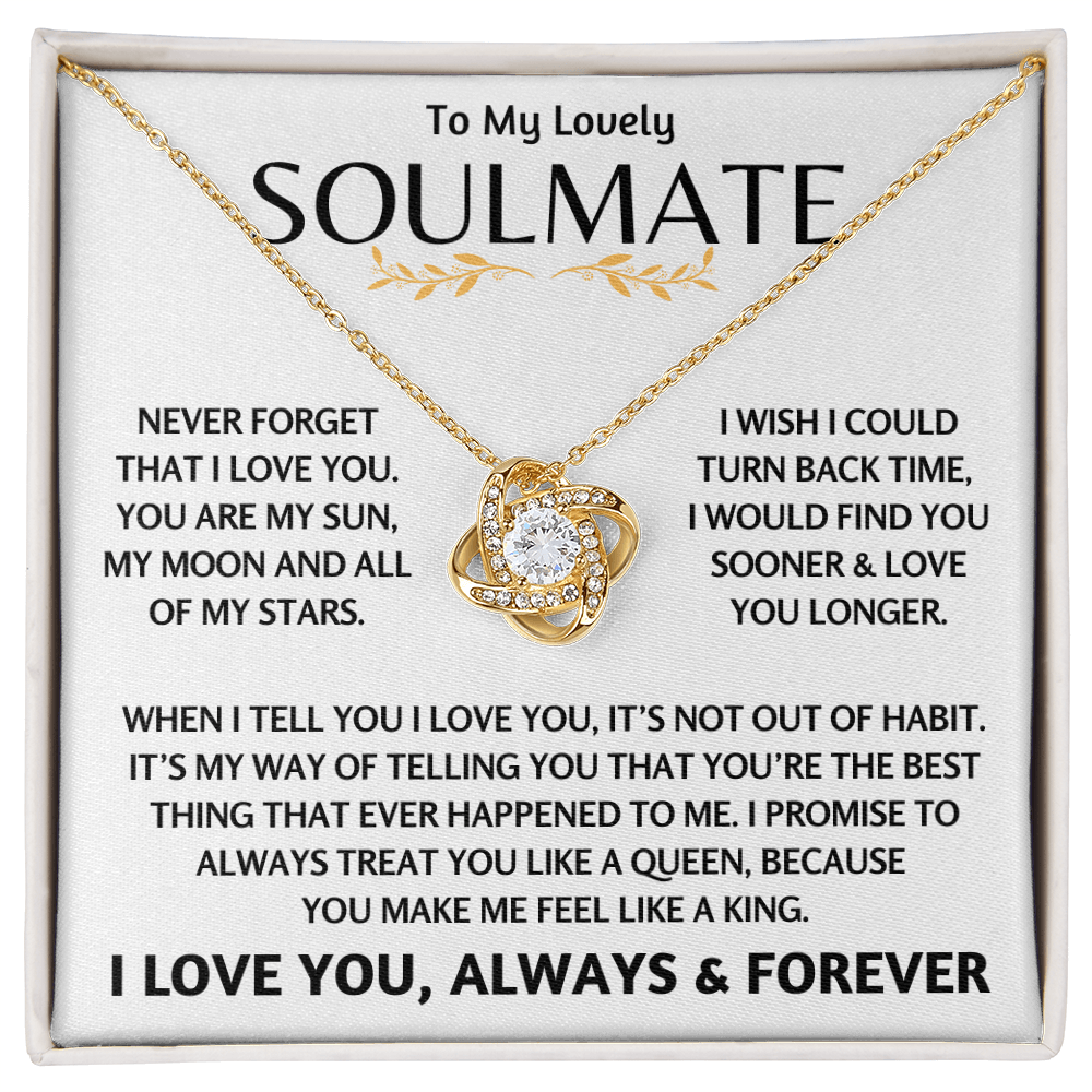 To My Lovely Soulmate - Love Knot Gift Set - TJ137