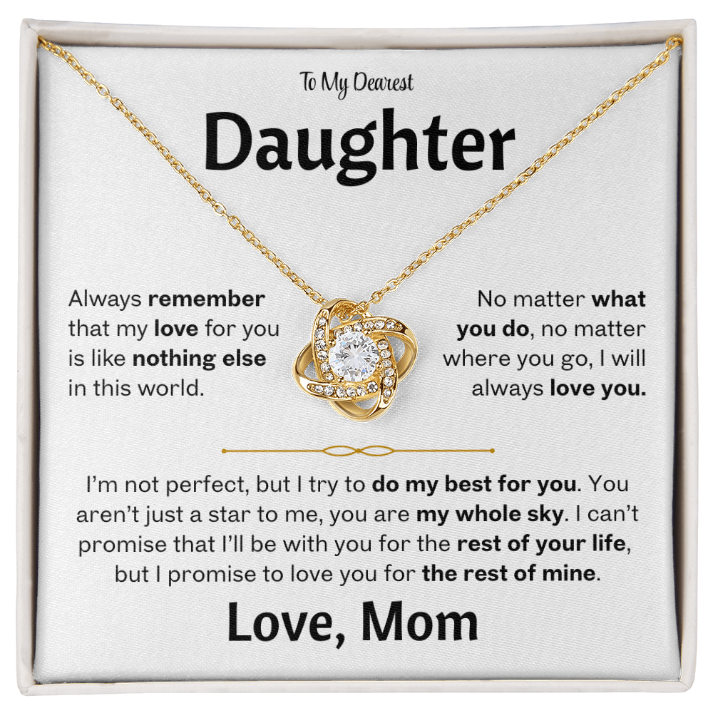 To My Dearest Daughter - Love Knot Gift Set - TJ175