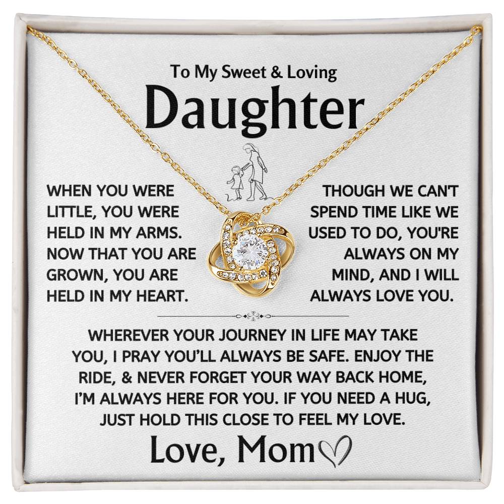 To My Sweet & Loving Daughter - Love Knot Gift Set - TJ118
