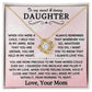 To My Dearest Daughter - Love Knot Necklace - TJ105