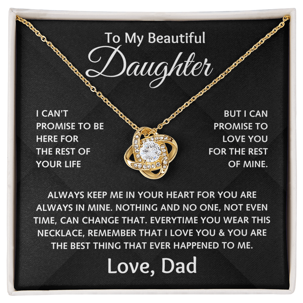 To My Beautiful Daughter - Love Dad - Love Knot Gift Set - TJ152