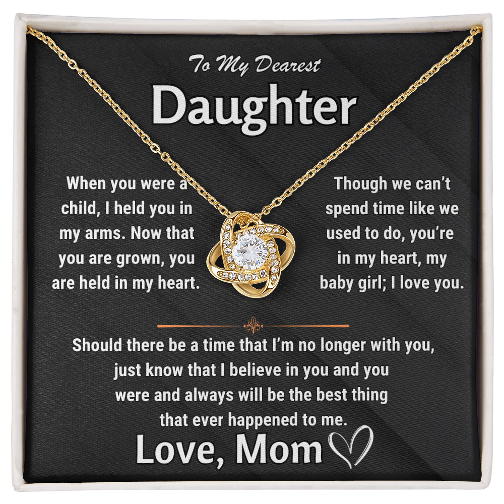 To My Dearest Daughter - Love Knot Gift Set - TJ112V3P