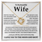 To My Beautiful Wife - Love Knot Gift Set - TJ124