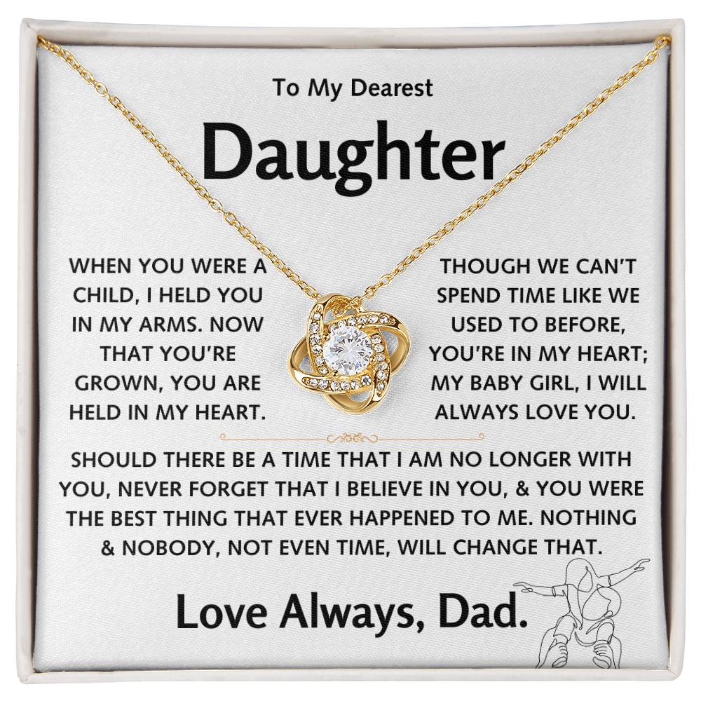 To My Dearest Daughter - Love Knot Gift Set - TJ136
