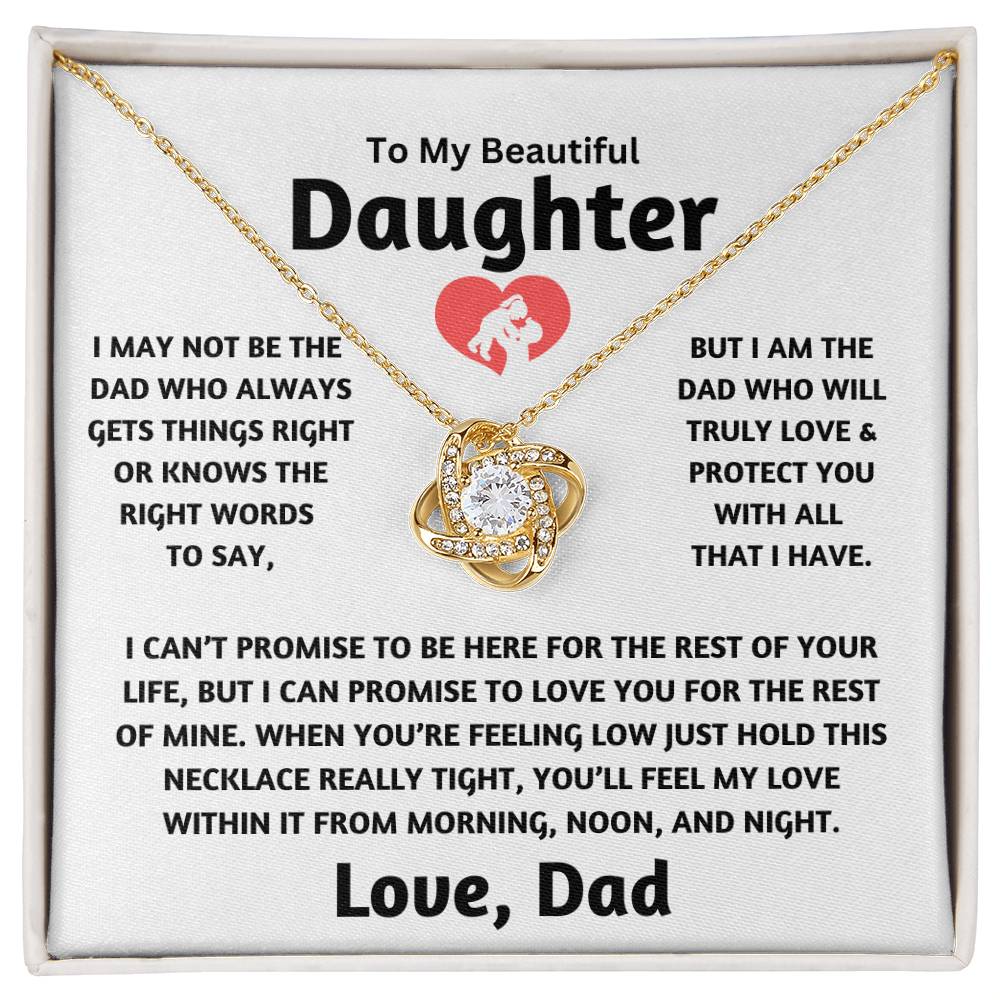 To My Beautiful Daughter - Love Knot Gift Set - TJ132