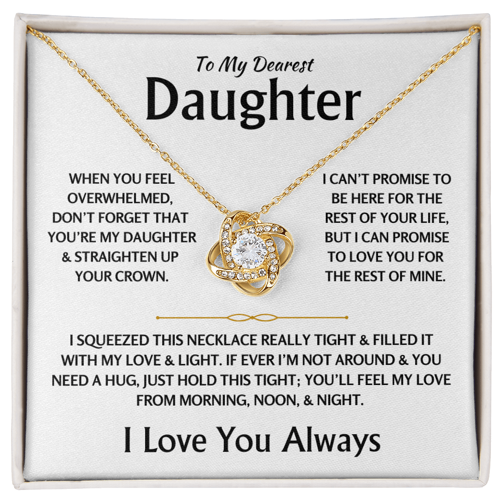 To My Dearest Daughter - Love Knot Gift Set - TJ160