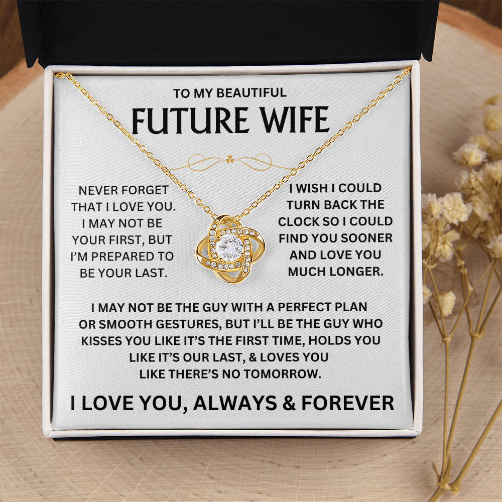 To My Beautiful Future Wife - Love Knot Gift Set - TJ139