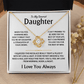 To My Dearest Daughter - Love Knot Gift Set - TJ160