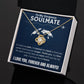 To My Gorgeous Soulmate - Love Knot Necklace Gift Set - TJ055
