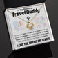 To My Stunning Travel Buddy - Love Knot Necklace TJ054