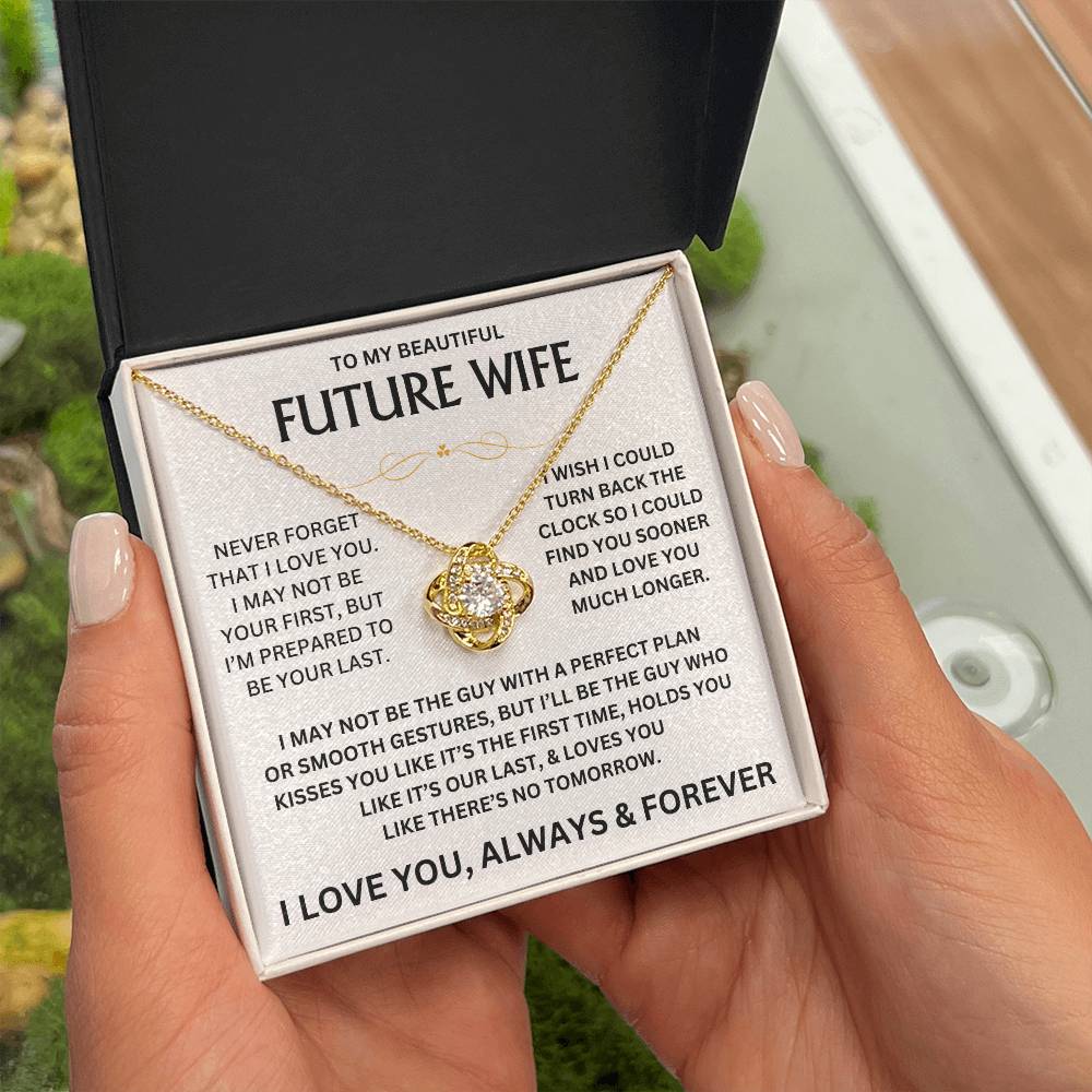 To My Beautiful Future Wife - Love Knot Gift Set - TJ139