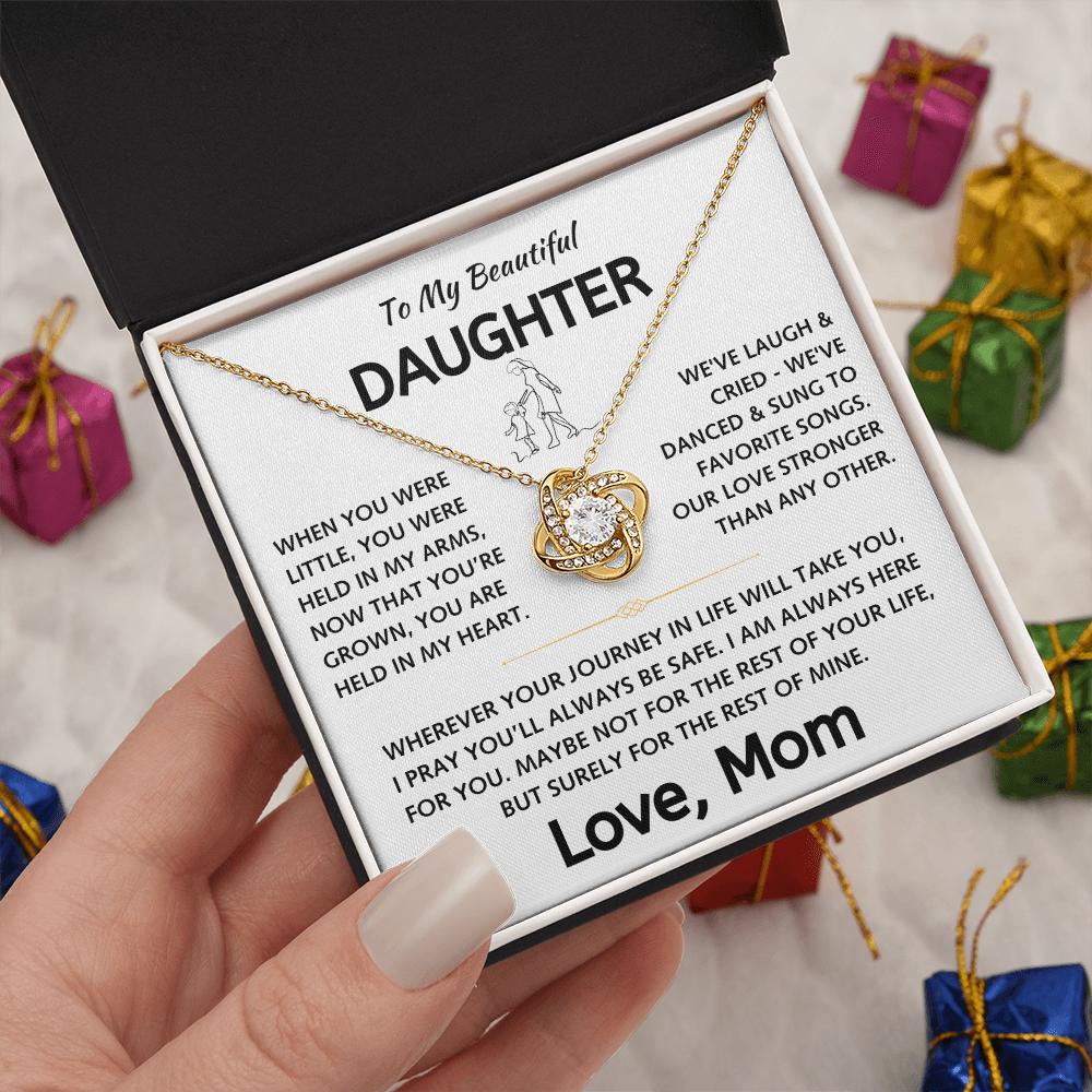 To My Beautiful Daughter - Love Knot Gift Set - TJ130