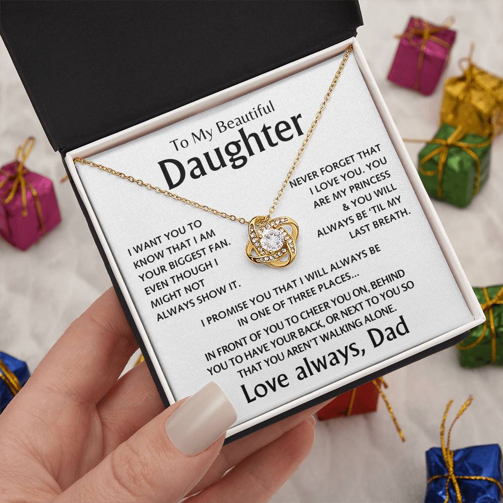 To My Beautiful Daughter - Love Knot Gift Set - TJ138