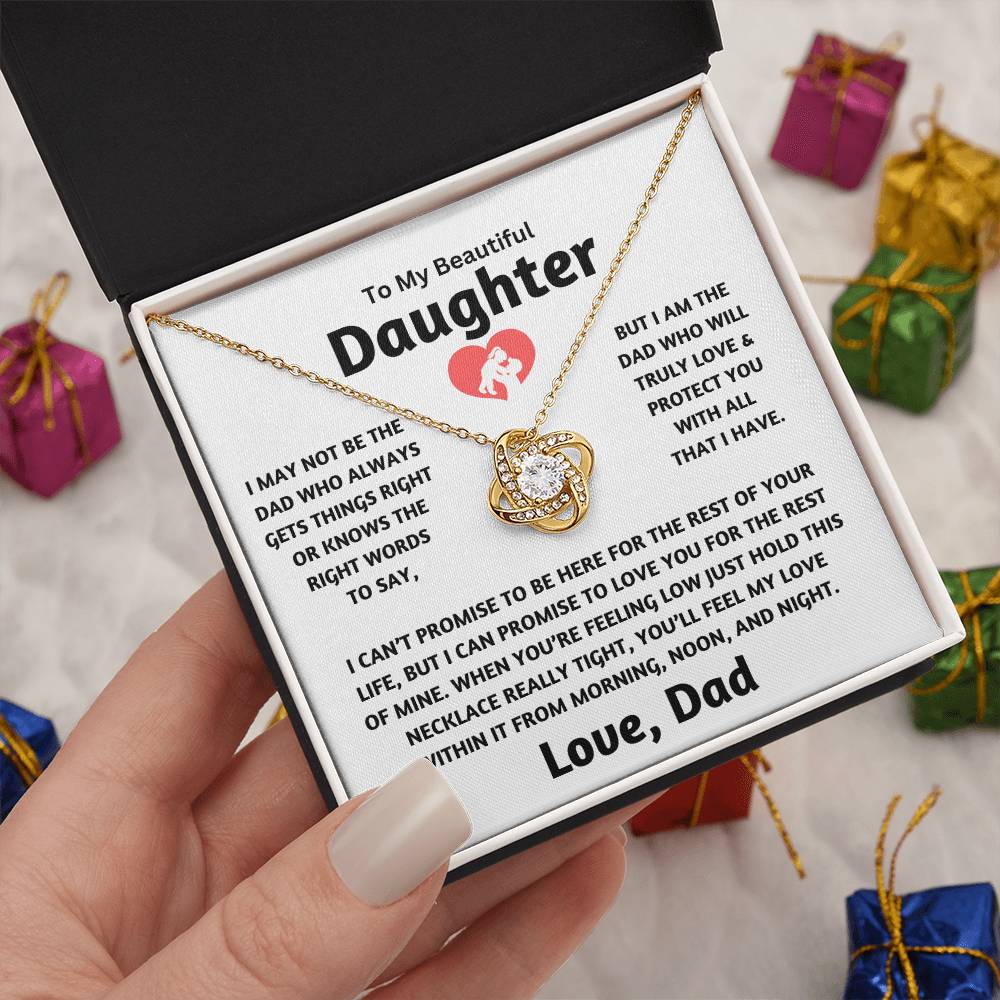 To My Beautiful Daughter - Love Knot Gift Set - TJ132
