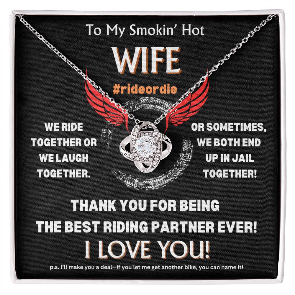 To My Smokin' Hot Wife - Love Knot Gift Set - TJ102