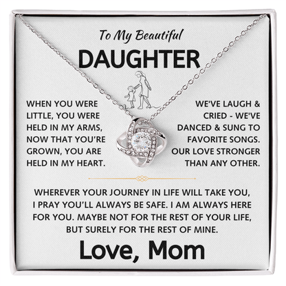 To My Beautiful Daughter - Love Knot Gift Set - TJ130
