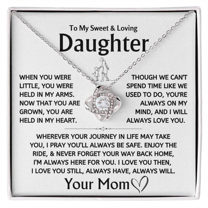 To My Sweet & Loving Daughter - Love Knot Gift Set - TJ117