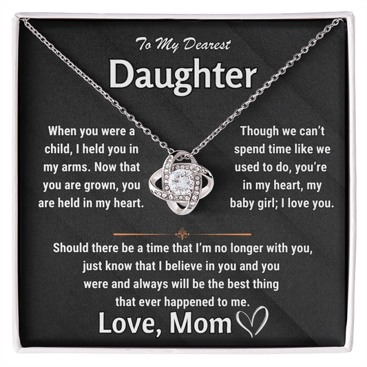 To My Dearest Daughter - Love Knot Gift Set - TJ112V3P