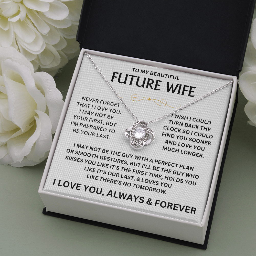 To My Beautiful Future Wife - Love Knot Gift Set - TJ139