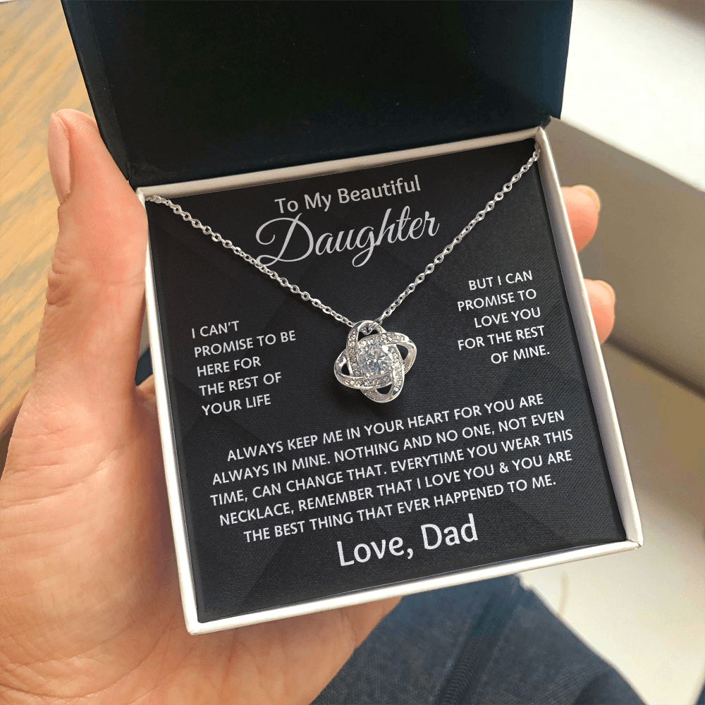 To My Beautiful Daughter - Love Dad - Love Knot Gift Set - TJ152