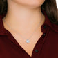 To My Bonus Daughter - Love, Your Bonus Mom - Love Knot Necklace - TJ075V2