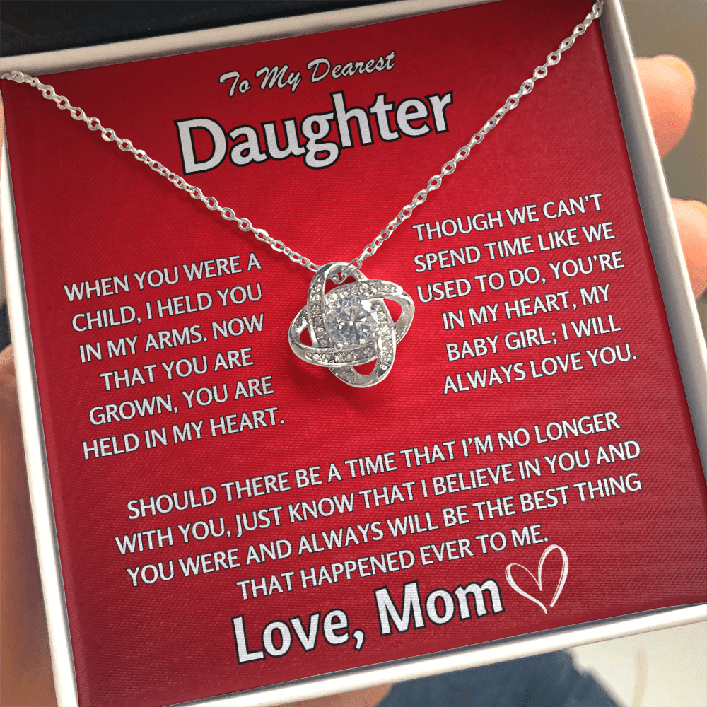 To My Dearest Daughter - Love Knot Gift Set - TJ112V2