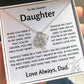 To My Dearest Daughter - Love Knot Gift Set - TJ136
