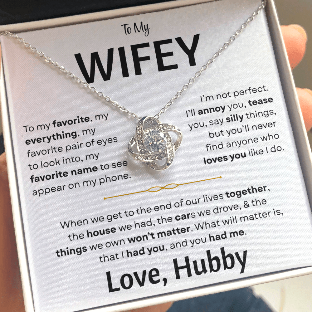 To My Wifey - Love Knot Gift Set - TJ181
