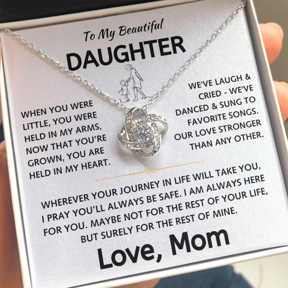 To My Beautiful Daughter - Love Knot Gift Set - TJ130