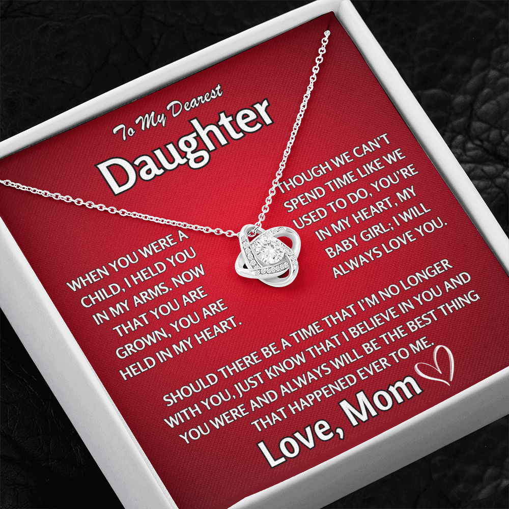 To My Dearest Daughter - Love Knot Gift Set - TJ112V2