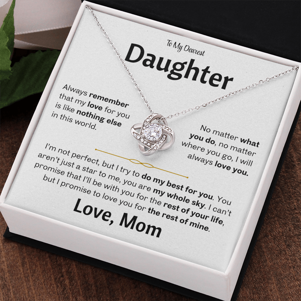 To My Dearest Daughter - Love Knot Gift Set - TJ175