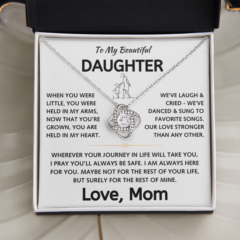 To My Beautiful Daughter - Love Knot Gift Set - TJ130