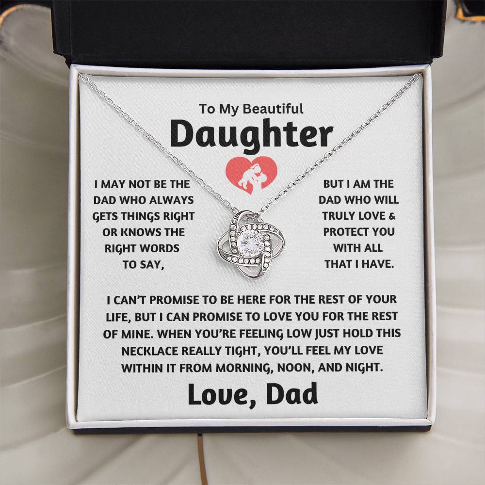 To My Beautiful Daughter - Love Knot Gift Set - TJ132