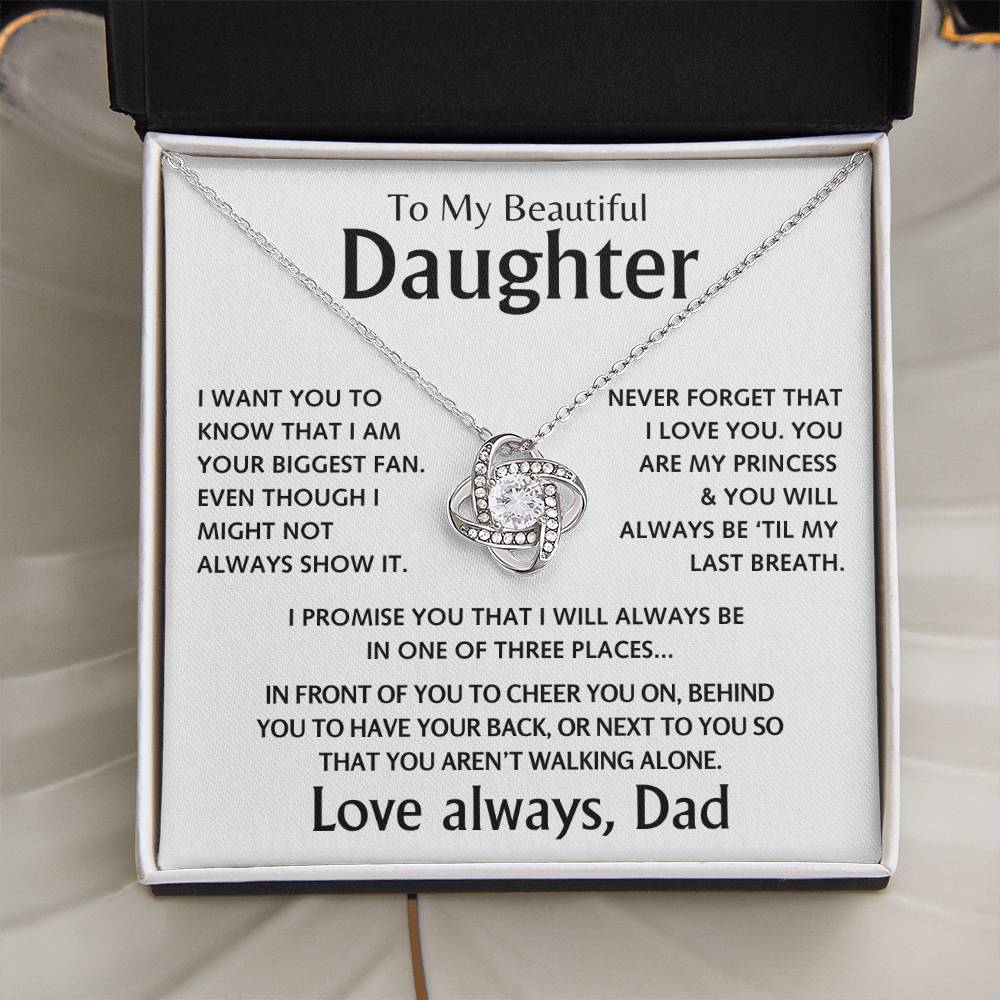 To My Beautiful Daughter - Love Knot Gift Set - TJ138