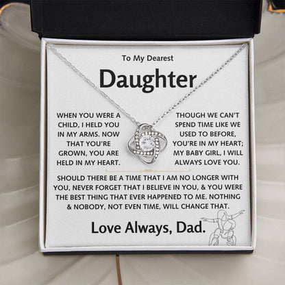 To My Dearest Daughter - Love Knot Gift Set - TJ136