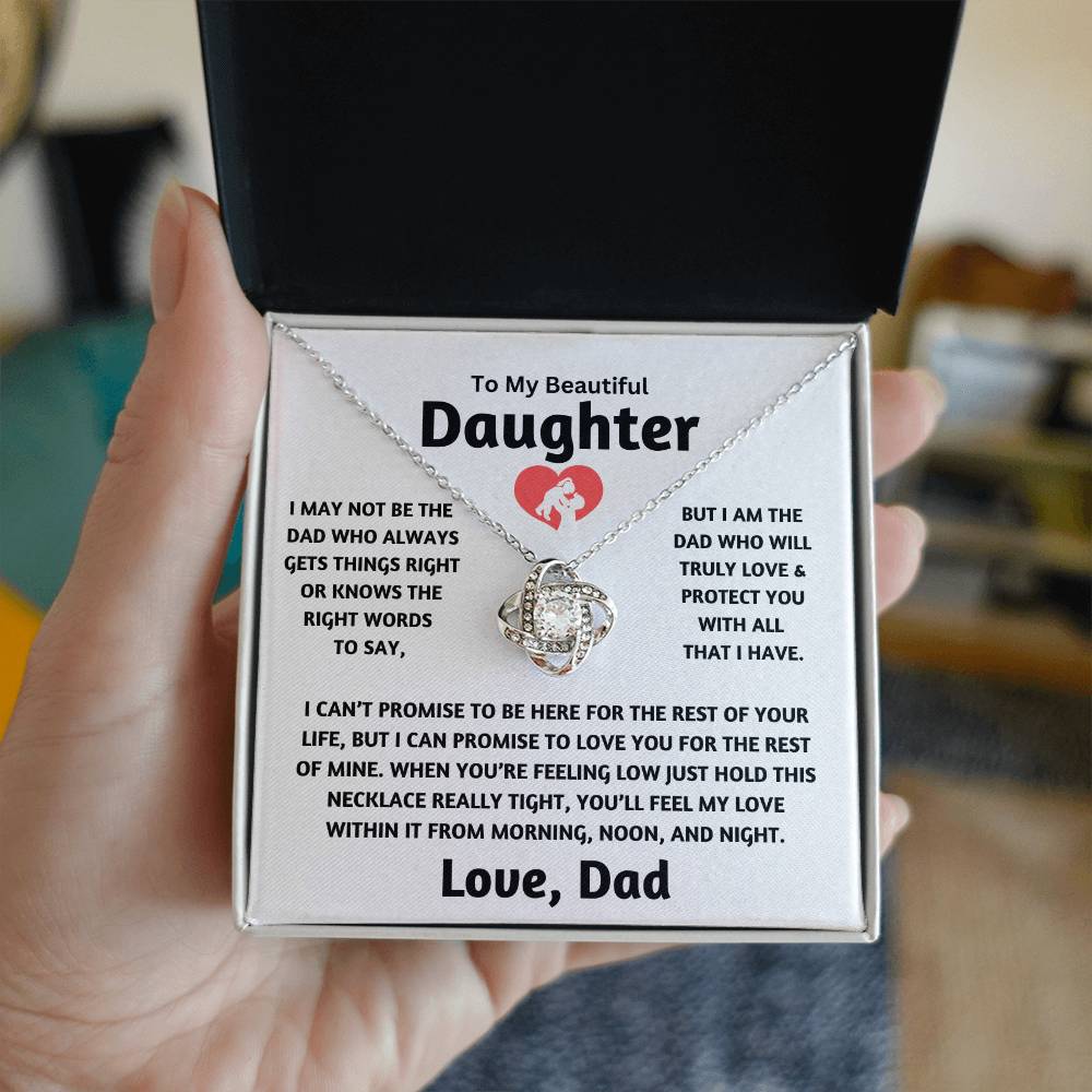 To My Beautiful Daughter - Love Knot Gift Set - TJ132