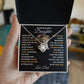 To My Beautiful Daughter - Love Knot Necklace Gift Set - TJ027