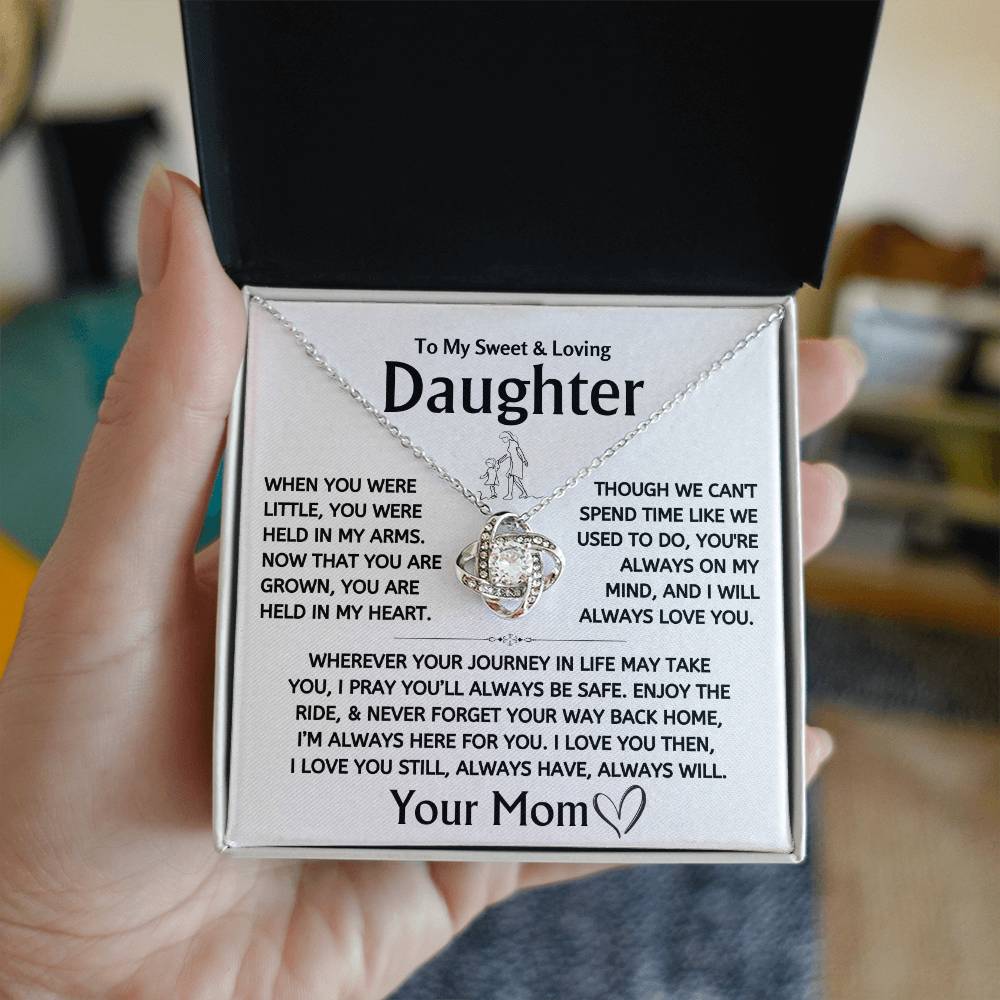 To My Sweet & Loving Daughter - Love Knot Gift Set - TJ117